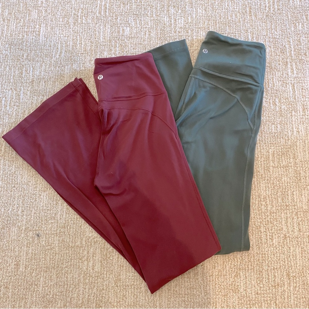 lululemon athletica Like new 2 pair Groove Super-High-Rise Flared Pant *Nulu 4